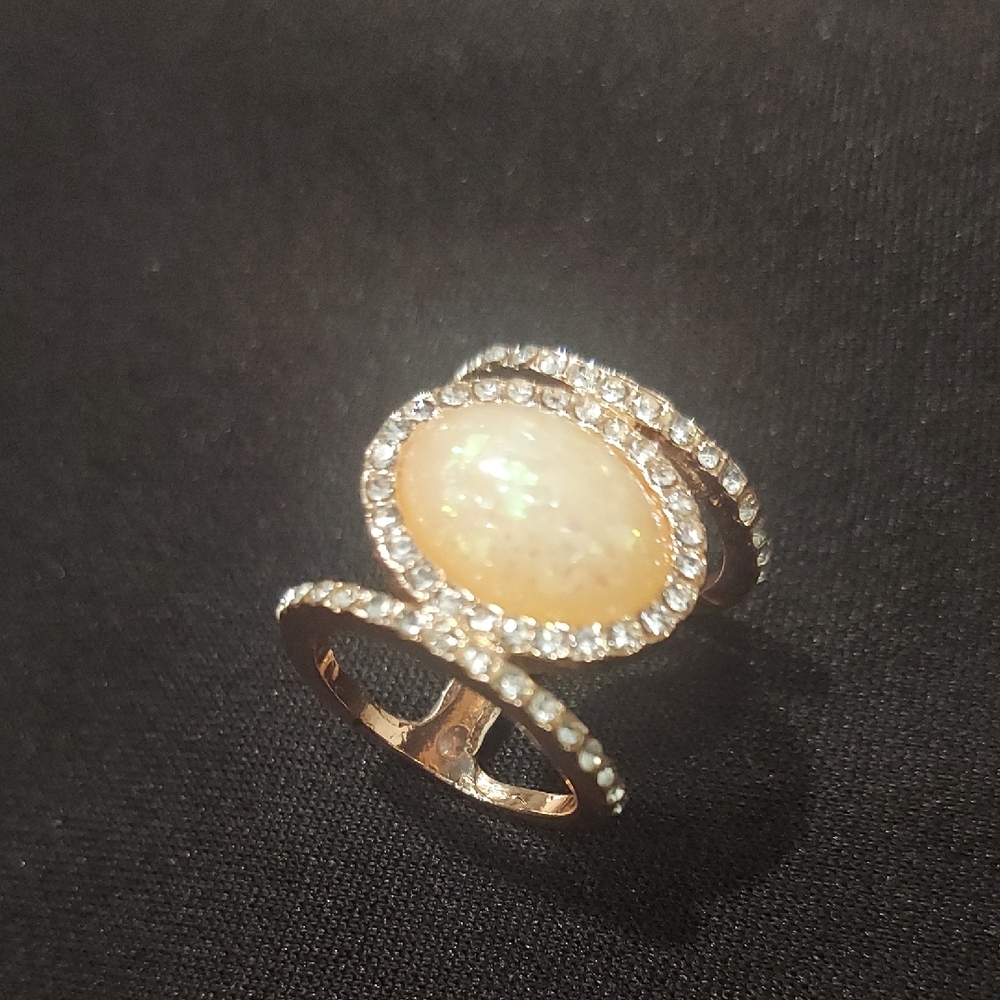 Gemstone Scarf Ring